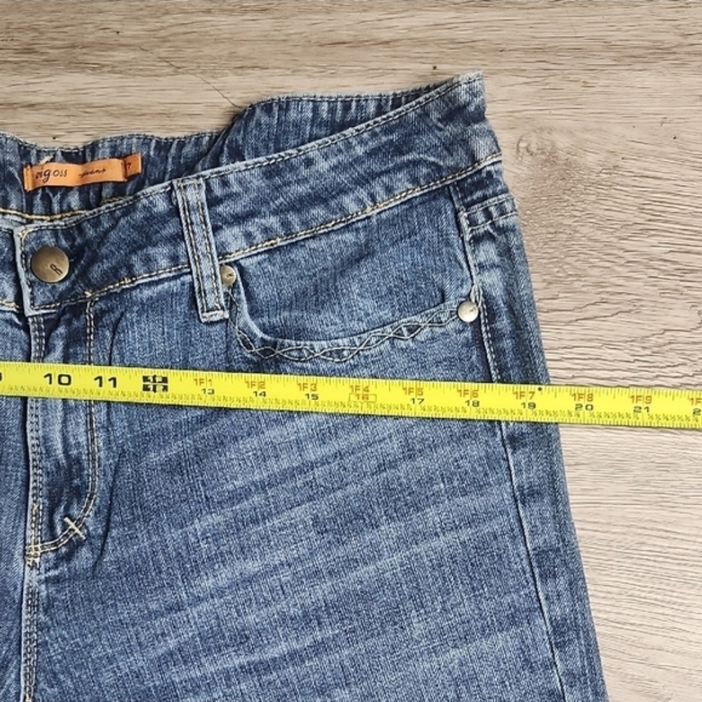 Vigoss Blue Flare Wide Leg Jeans NWOT - Picture 3 of 11